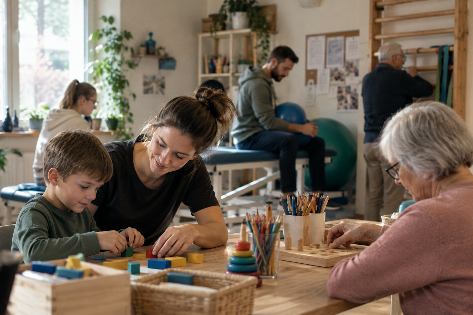 Ergotherapie für Menschen jeden Alters